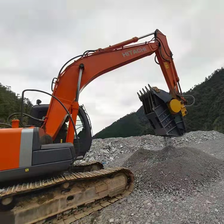 Balde concreto do triturador de concreto do asfalto da pedra da maxila para a m&aacute;quina escavadora 20-40T
