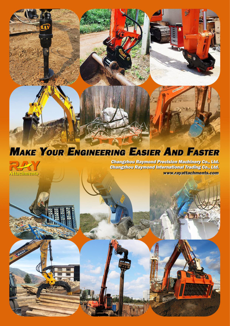 Accessoires pour excavatrice RAY-1