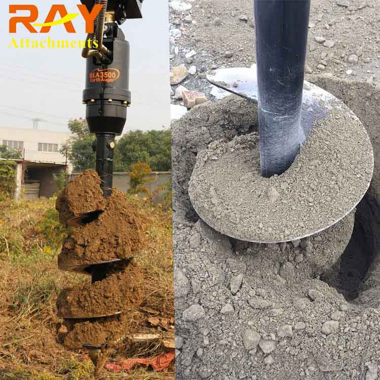 REA4000 Earth Auger drill for Excavator