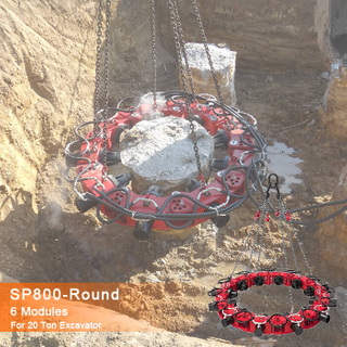 SP800-6 Pile Breaker Used on Cement Piles