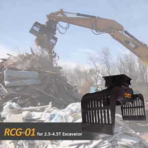 Garra de demoli&ccedil;&atilde;o e classifica&ccedil;&atilde;o RCG-01 para escavadeira 2,5-4,5T 