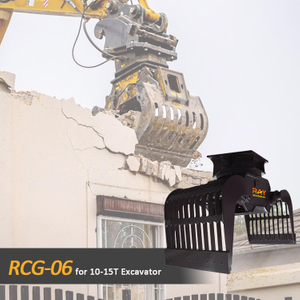 Garra de demoli&ccedil;&atilde;o e classifica&ccedil;&atilde;o RCG-06 para escavadeira 10-15T