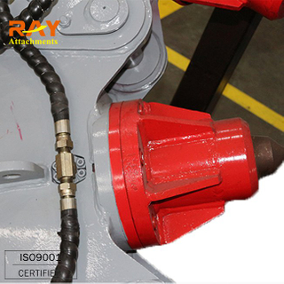 Pelle hydraulique cassant des machines de d&eacute;coupe de b&eacute;ton