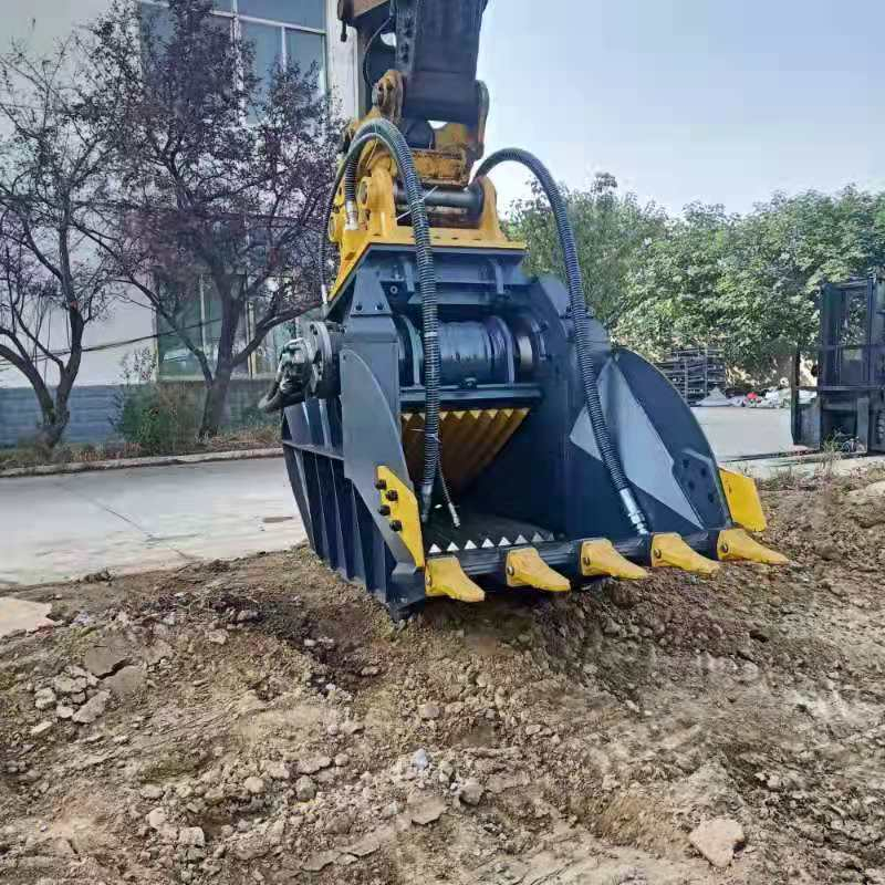 Balde concreto do triturador de concreto do asfalto da pedra da maxila para a m&aacute;quina escavadora 20-40T