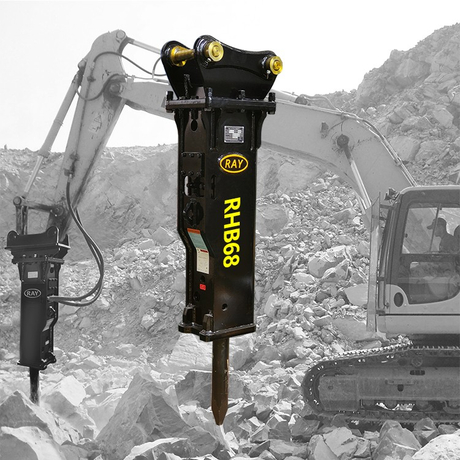 Martello demolitore idraulico RHB68 per escavatore da 4,8-8 tonnellate