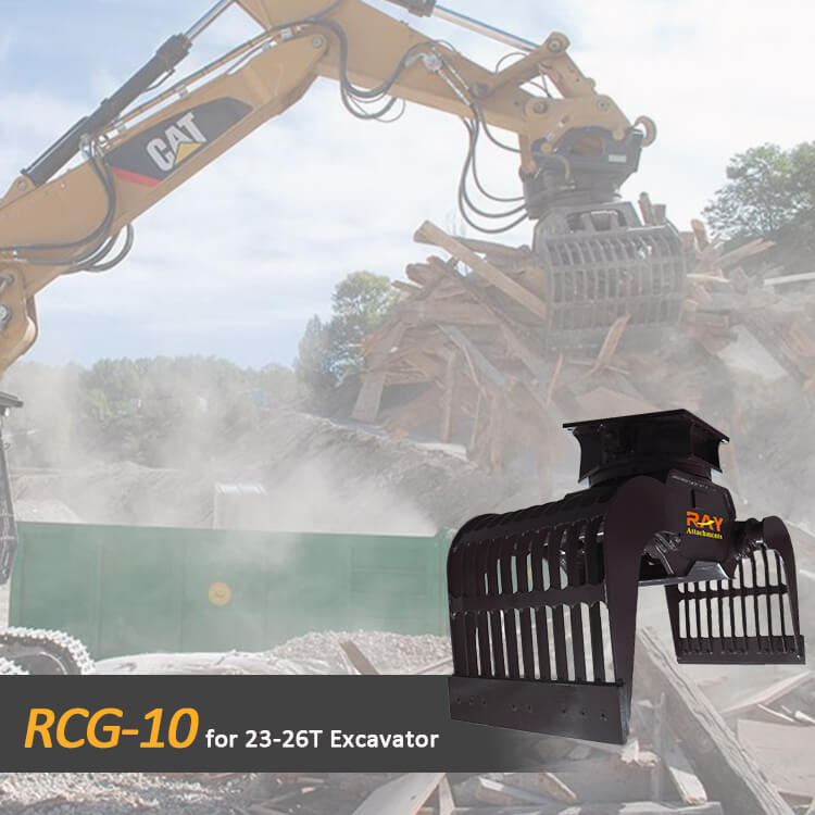 Garra de demoli&ccedil;&atilde;o de escavadeira de 23-26 toneladas RCG-10