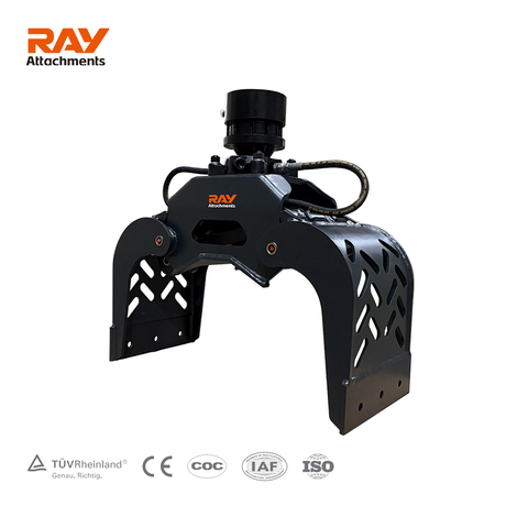 1–2,5 t Bagger-Sortiergreifer für Metallschrott, hydraulischer Stein-Rotations-Abbruchgreifer RCG-mini