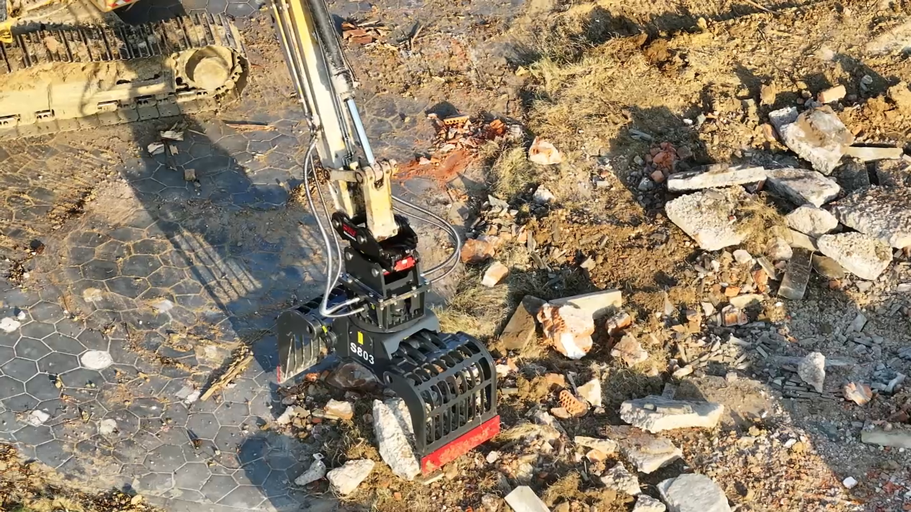 Garra multifuncional multifuncional para pedras, madeira, ferro, solo e areia: dominando cada cen&aacute;rio de constru&ccedil;&atilde;o