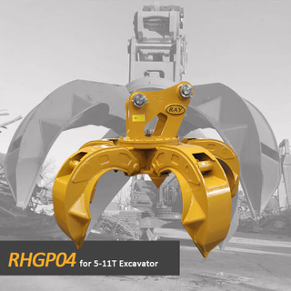 Pinza per rottami di acciaio per escavatore RHGP-04 in vendita