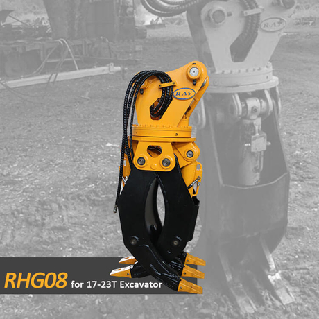 Grappin &agrave; bois mod&egrave;le RHG08 pour pelle 17-23 T