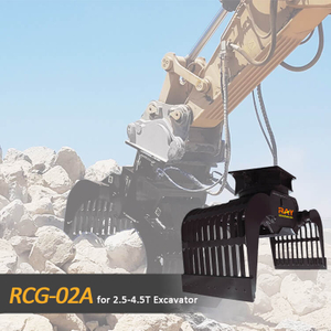 2.5-4.5T Excavator Sorting Grab Metal Scrap Hydraulic Stone Rotating Demolition Grapple RCG-02A