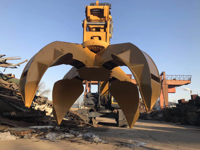 Grappin &agrave; peau d'orange pour ferraille d'acier Grab-4