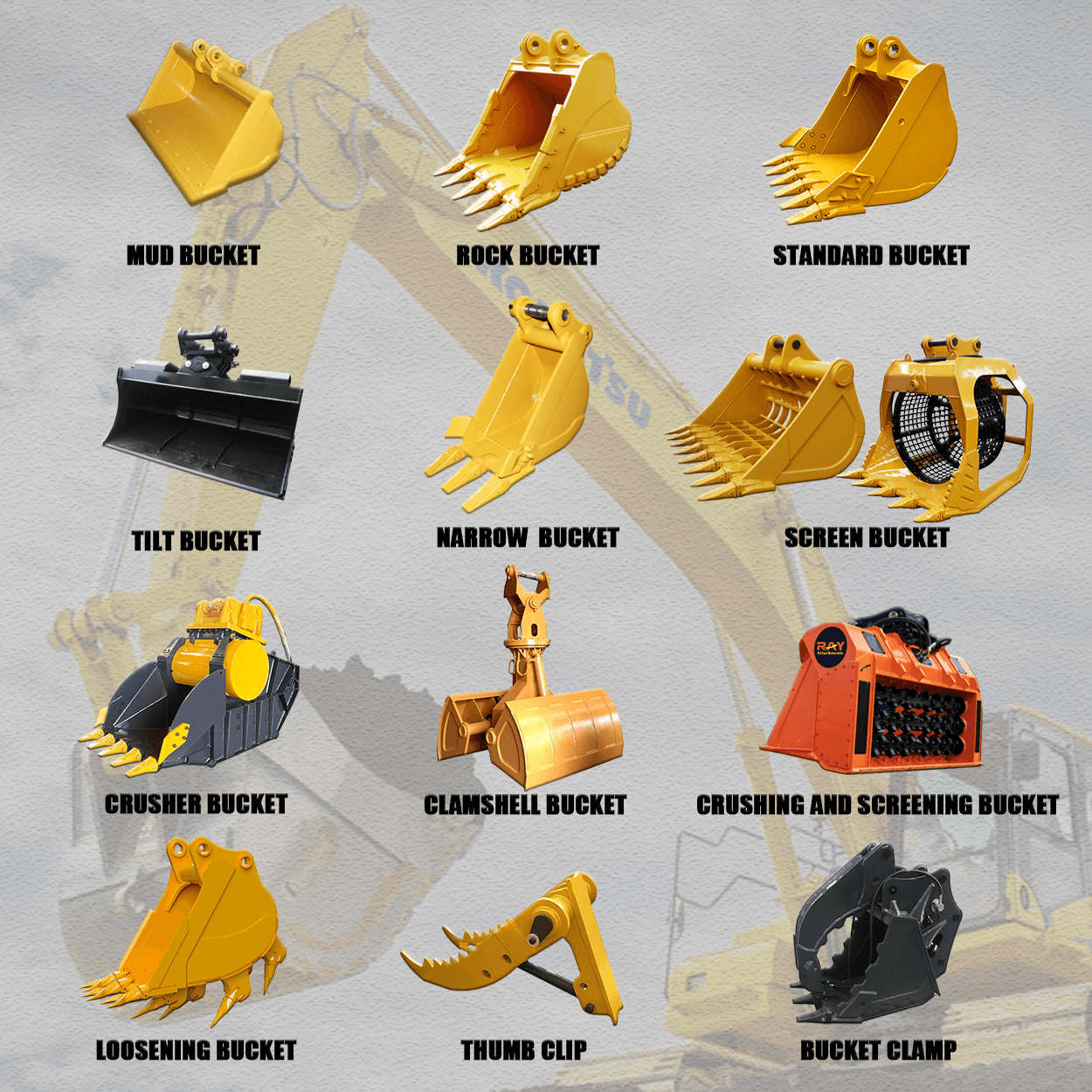 Excavator Bucket, Excavator Bucket Products, Excavator Bucket