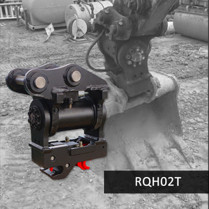 4-6-Tonnen-Bagger mit kippbarem Schnellwechsler RQH02T