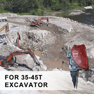 Estripador vibrat&oacute;rio RVR-60 para escavadeira de 35-45 toneladas 