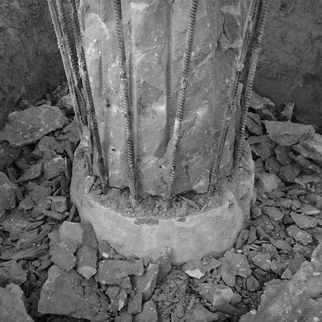 Sistema di taglio per pali in calcestruzzo idraulico per escavatore SP800-7